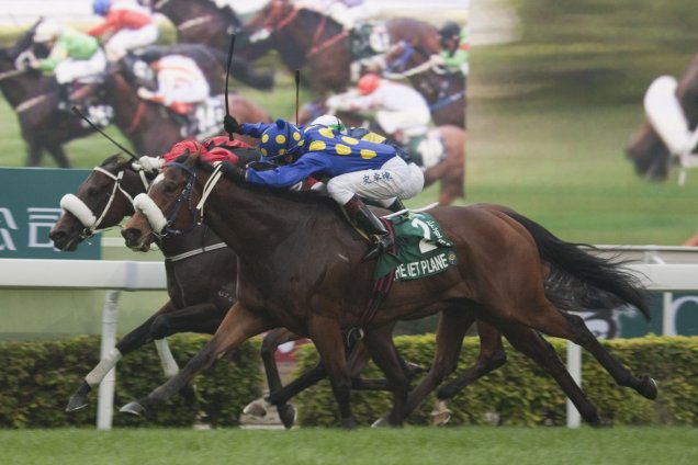 J J The Jet Plane winning the 2010 THE CATHAY PACIFIC HONG KONG SPRINT