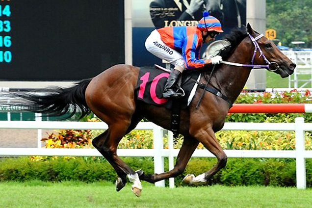 Cordoba (Alan Munro) at his debut win last September.