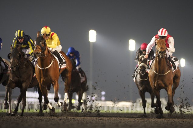 Reynaldothewizard winning the Dubai Golden Shaheen Sponsored By Gulf News