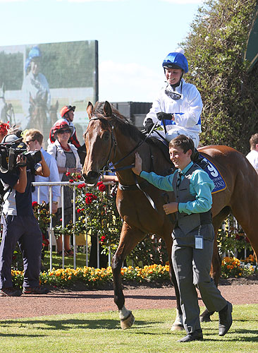 Spring Cheer winning the New Zealand Cup