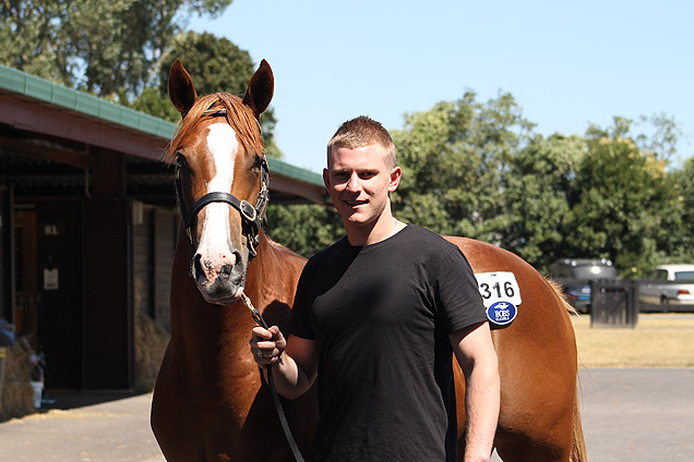 Chris Waller's racing manager Liam Prior