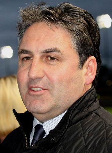 Anthony Freedman, trainer of Our Ivanhowe, a strong winner of a Cranbourne barrier trial on Friday.