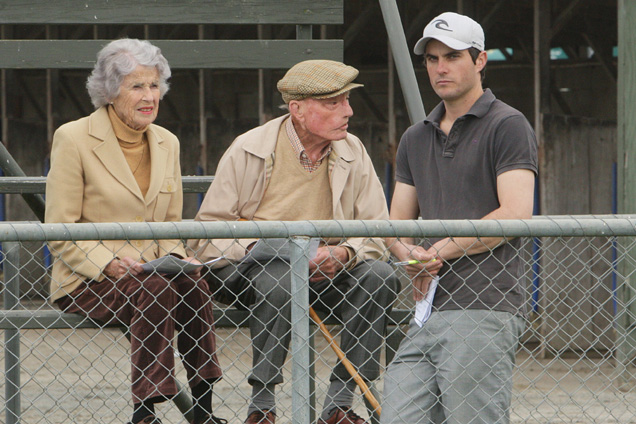 Phil Bayly and wife Mildred with Andrew Forsman.