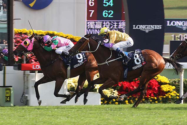 Aerovelocity winning the THE LONGINES HONG KONG SPRINT.