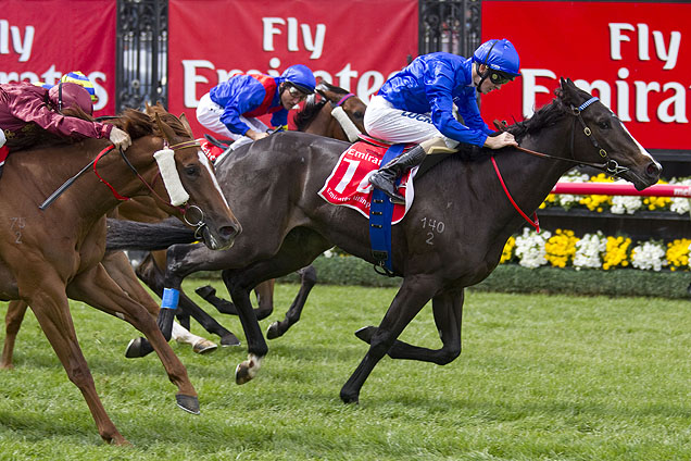 Antelucan winning the Emirates Airline Plate