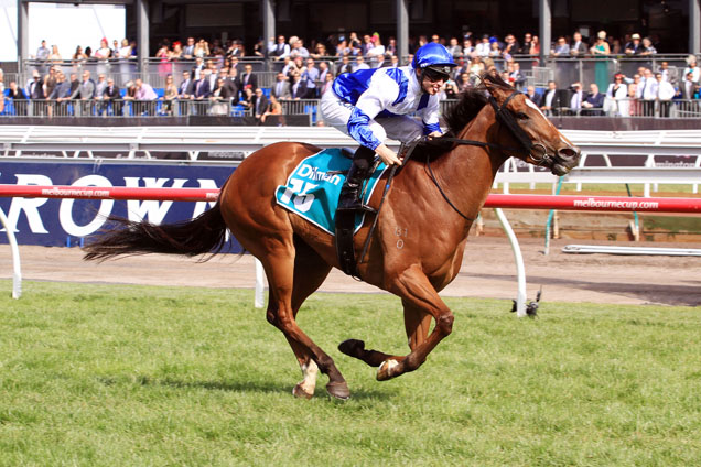 Atmospherical winning the Dilmah Earl Grey Stakes