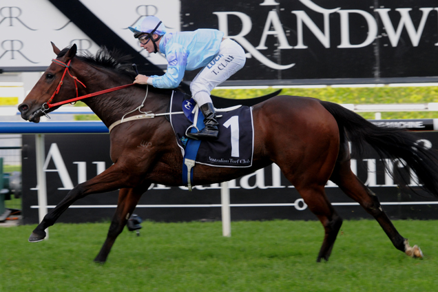 Avoid Lightning winning the June Stakes at Randwick