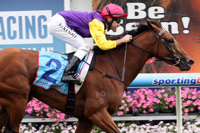 Bonaria won the last at Caulfield