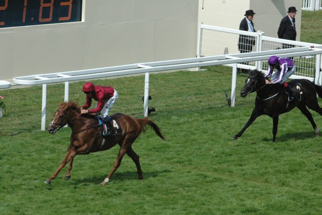 Eagle Top winning the King Edward VII Stakes (Group 2)