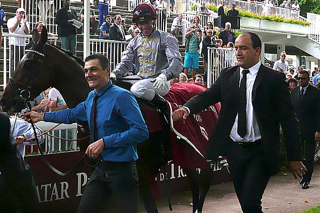 Ectot parading with G. Benoist on 15 Sep, 2014