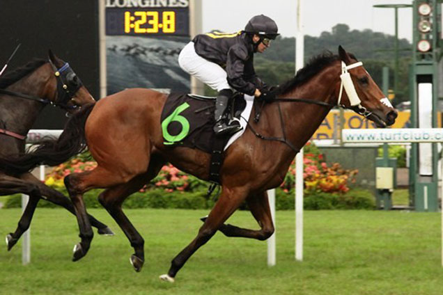 Barend Vorster guides Emperor's Banquet to victory on Sunday.