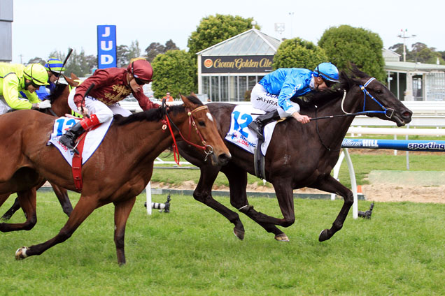 Fontein Ruby winning the Racing.Com Caulfield Classic