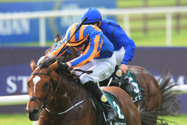 Gleneagles winning the Goffs Vincent O'Brien National Stakes (Group 1)