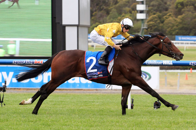 Pornichet winning the Mack Tow Sandown Stakes