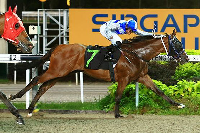 Rathausglockel winning the RESTRICTED MAIDEN