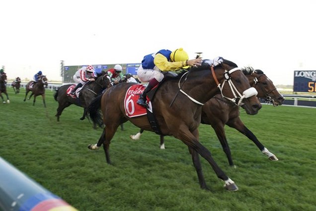 Shea Shea wins the Meydan Sprint