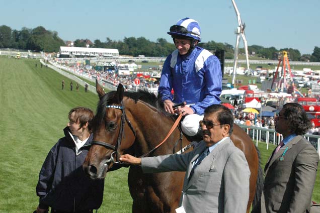 Taghrooda after winning the Oaks