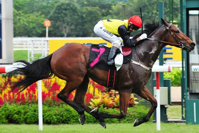 Alan Munro drives Zac Spirit past the line for a commanding win in Race 9 on Sunday.