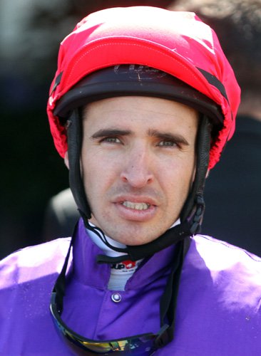 Winning jockey Michael Rodd.