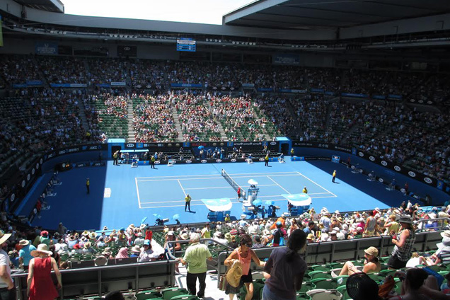 Stock Image - Tennis, Australian Open 2014