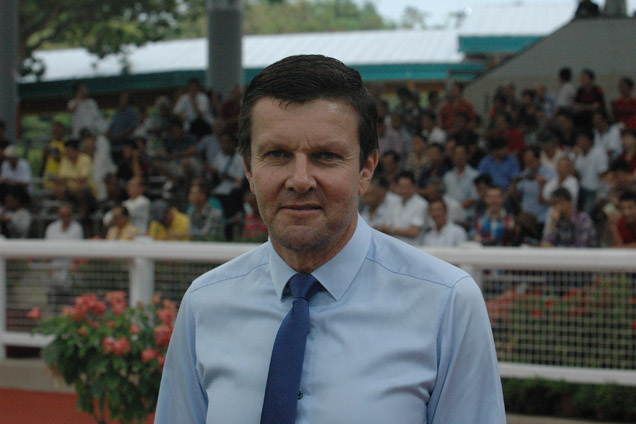 Trainer Michael Clements at SIA Cup 2014.