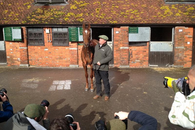 Silviniaco Conti with Trainer Paul Nicholls.