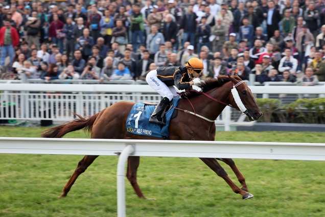 Able Friend winning the THE STEWARDS' CUP