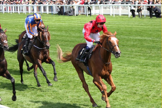 Balios winning the King Edward VII Stakes (Group 2)