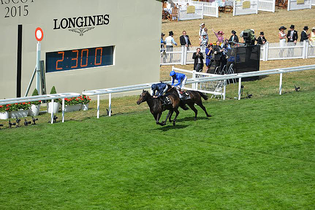 Curvy winning the Ribblesdale Stakes (Fillies' Group 2)