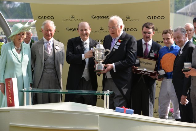 Presentation after Gleneagles wins the St James Palace Stakes