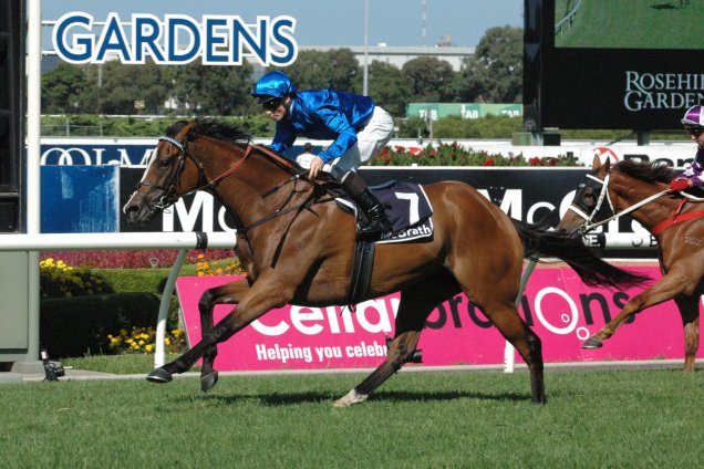 Hartnell winning the Sky High Stakes