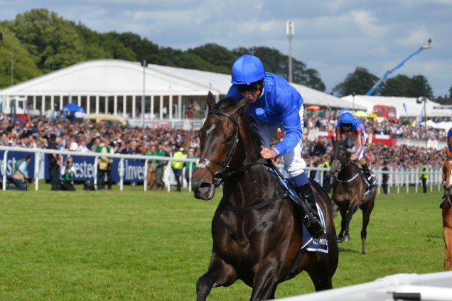 Jack Hobbs running second the Investec Derby (Group 1)