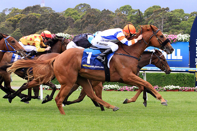 Jackson winning the Kingdom Stakes