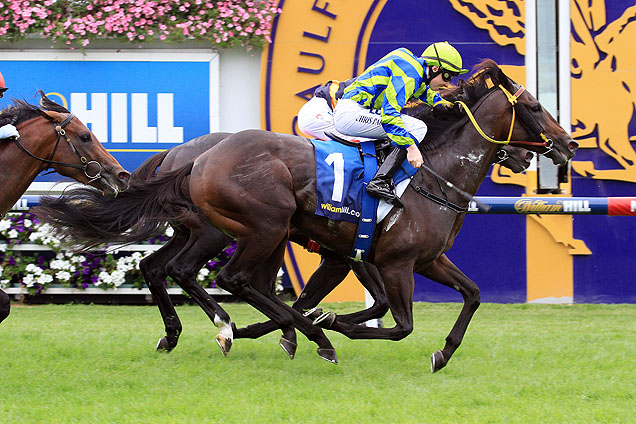 Rommel winning the William Hill Zeditave Stakes