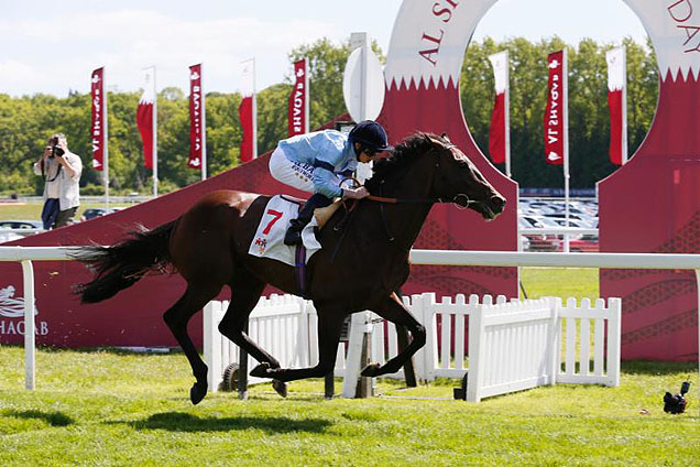 Telescope winning the Al Rayyan Stakes (Registered As The Aston Park) (Listed)