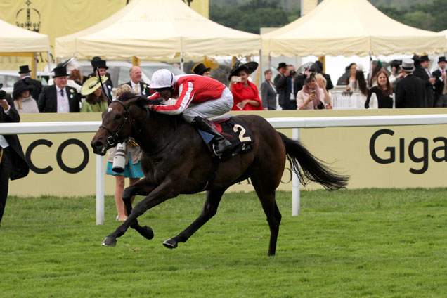 Ardad winning the Windsor Castle Stakes (Listed)