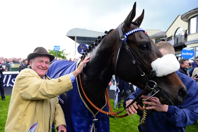 Trainer Kevin Prendergast and Awtaad