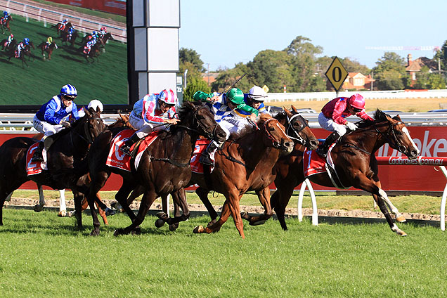 Azkadellia winning the Premier Signs Mannerism Stakes