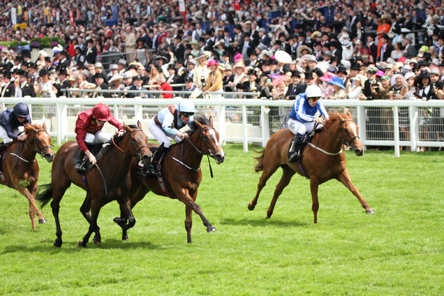 Brave Anna winning the Albany Stakes (Fillies' Group 3)