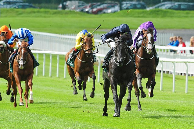 Caravaggio winning the Keeneland Phoenix Stakes (Group 1)