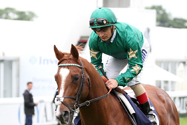 Decorated Knight running in the Investec Diomed Stakes (Group 3)