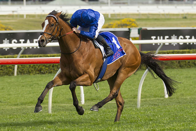 Hartnell winning the Hill Stakes