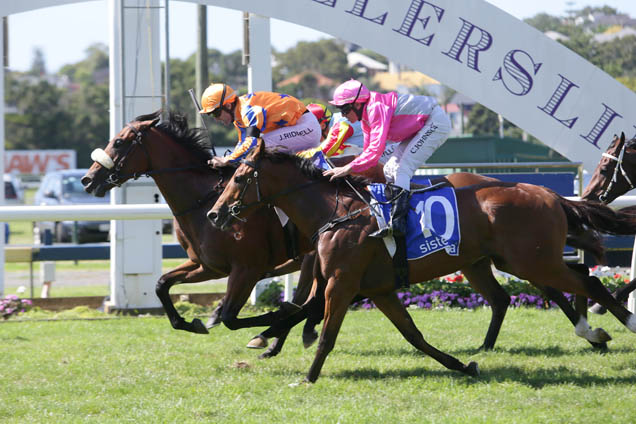 Heroic Valour winning the Sistema Diamond Stakes