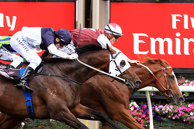 Palentino winning the Australian Guineas