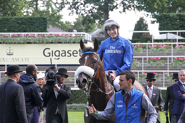 Portage returning after winning the Royal Hunt Cup