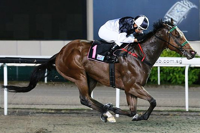 Super Winner takes out the Royal Turf Club Of Thailand Trophy Kranji Stakes.