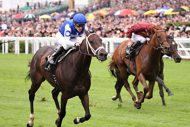 Tepin wins the Queen Anne Stakes