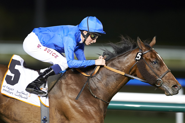 Tryster winning the Dubai Millennium Stakes Sponsored By Al Tayer Motors
