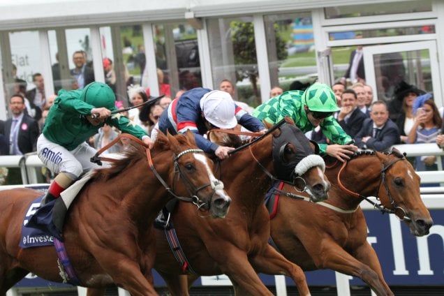 Tullius winning the Diomed Stakes