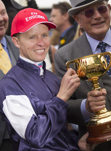 Jockey: KERRIN MCEVOY with Melbourne Cup 2016